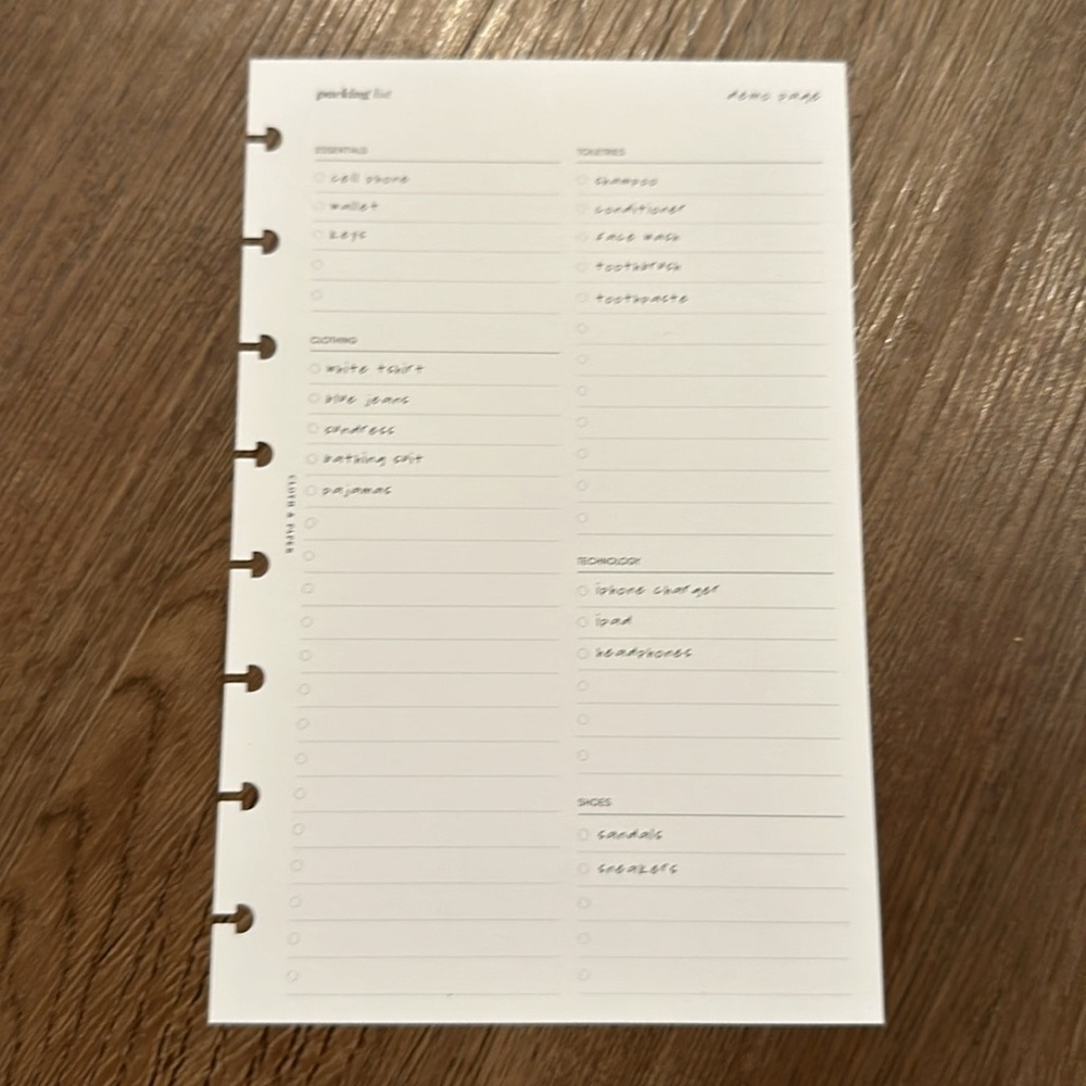 Cloth & Paper Inserts - Picture 5 of 5